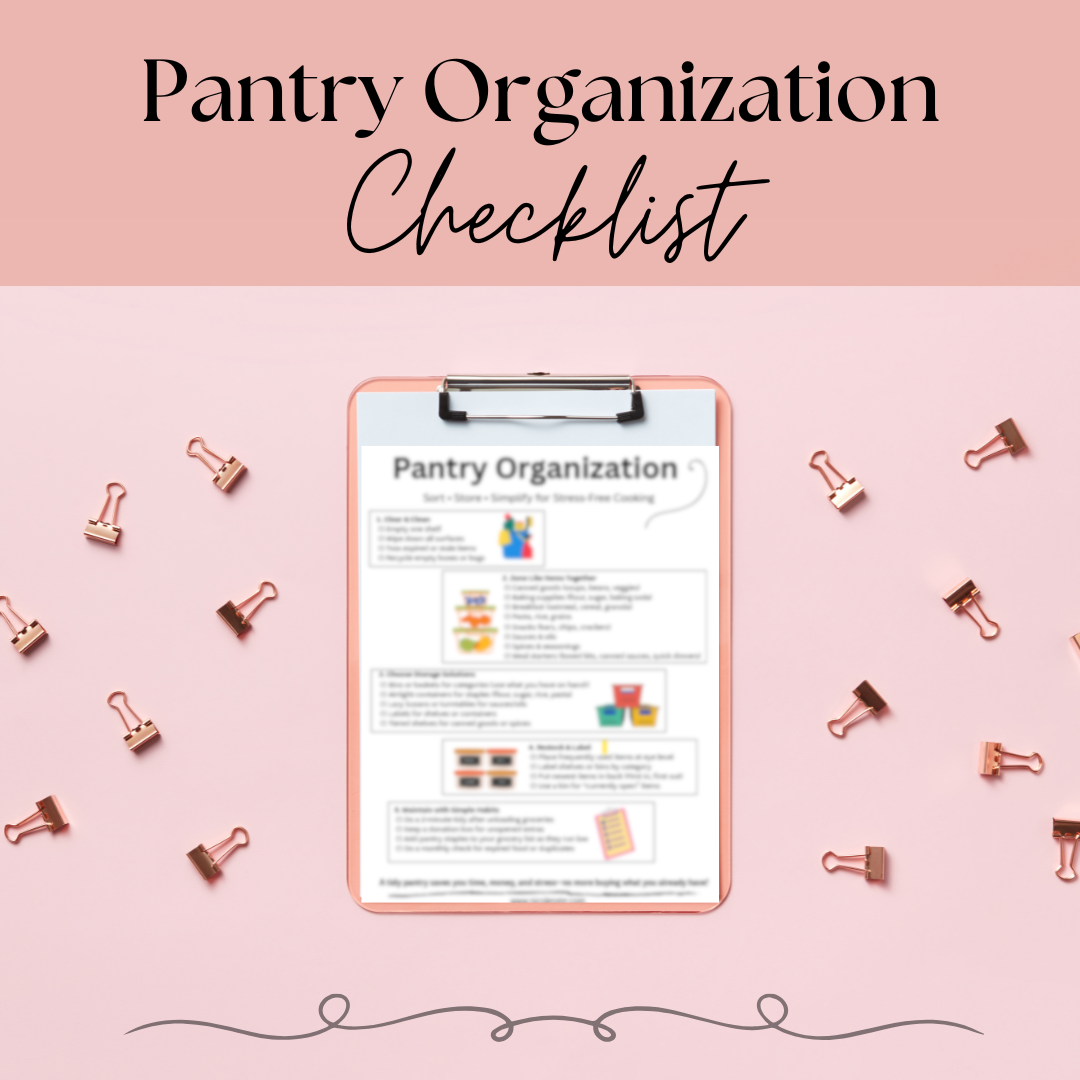 Pantry Organization Checklist