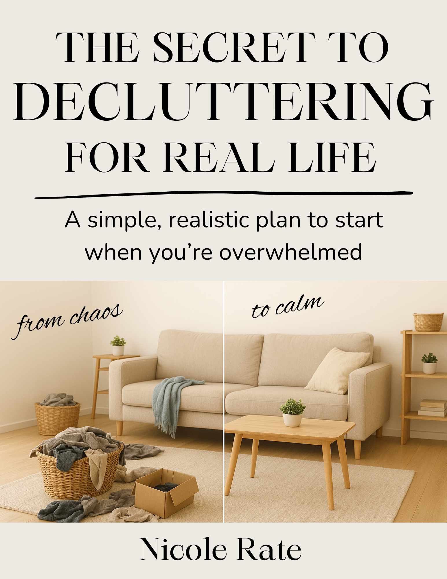 The Secret to Decluttering for Real Life Ebook